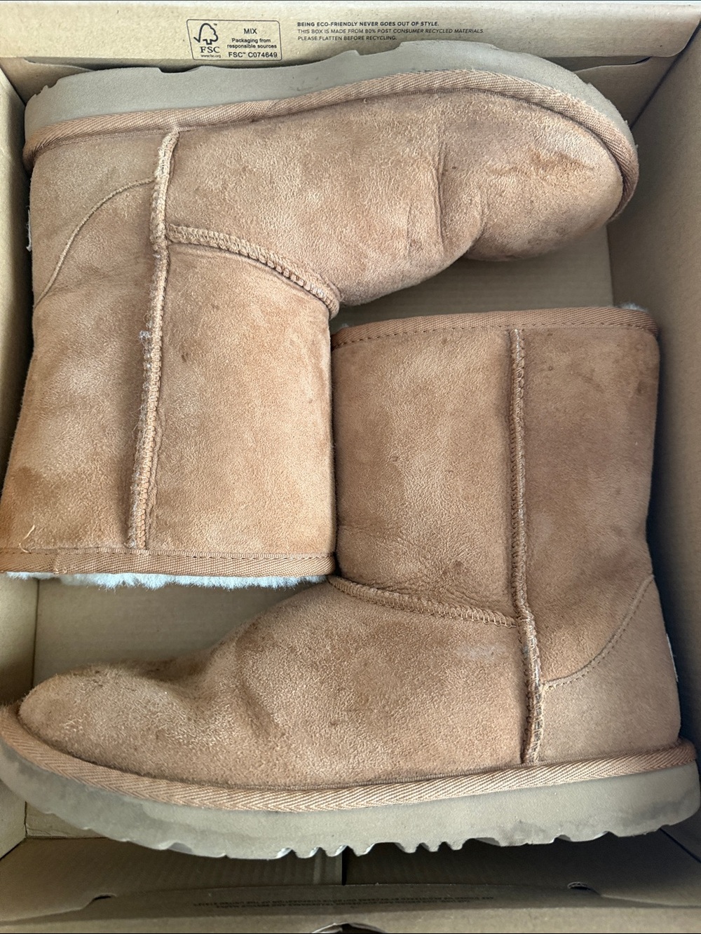UGG Kids Classic II Short Boots Chestnut